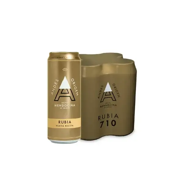 Cervezas Andes x710 Pack x4