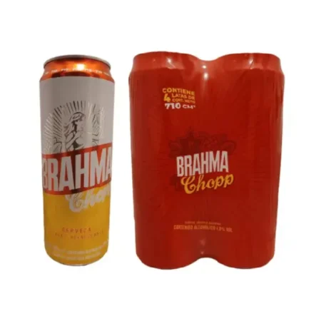Cervezas Brahma x710cc Pack x4