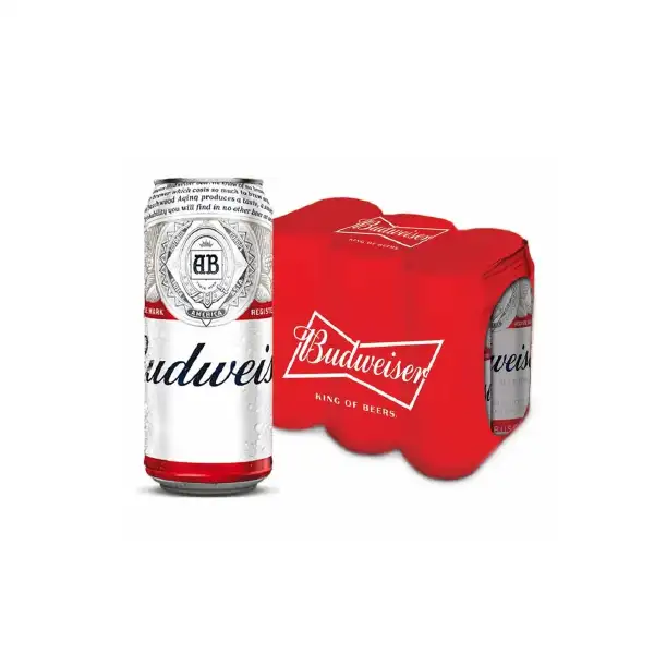 Cervezas Budweiser x473cc Pack x6