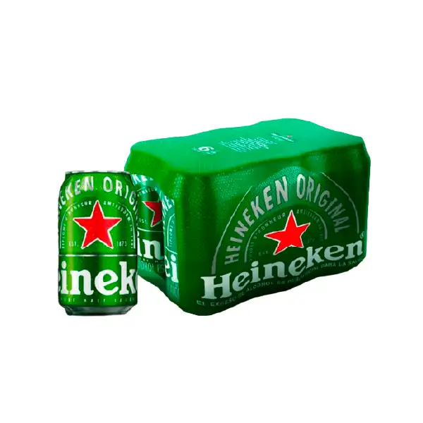 Cervezas Heineken x473cc Pack x6