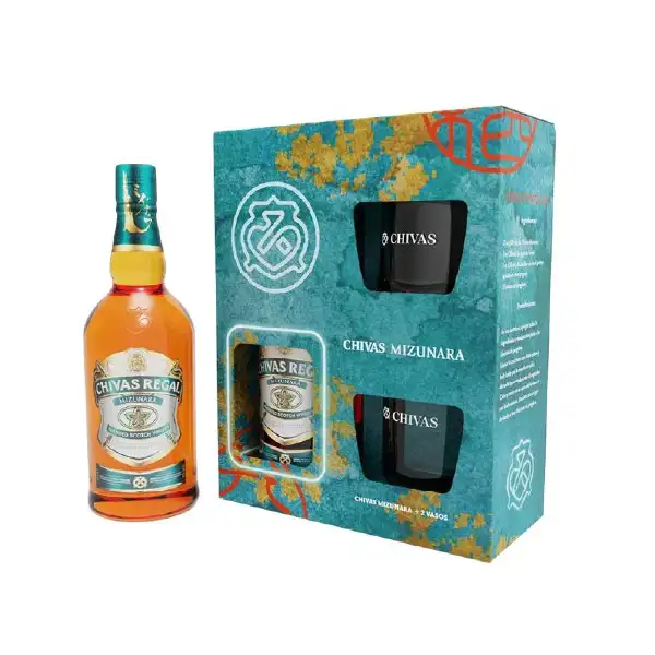 Chivas Regal Mizunara + 2 vasos