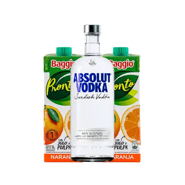 Absolut + Baggio 1,5lt