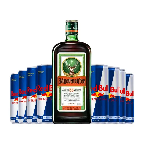 Jagermeister + 6 RedBull