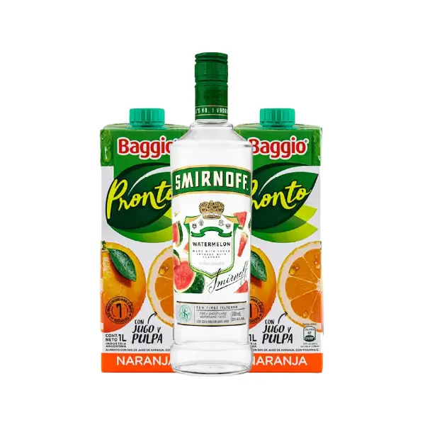 Smirnoff + Baggio 1,5lt